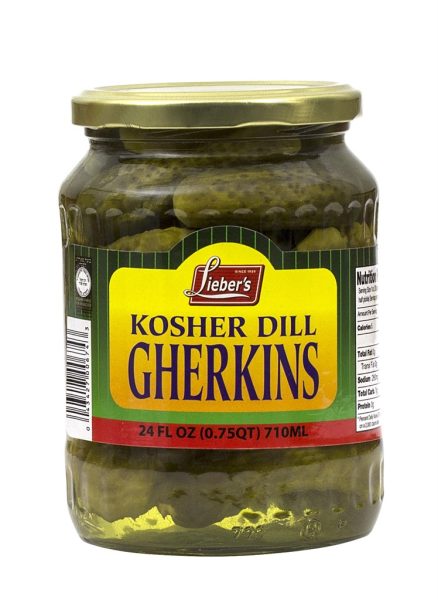 Dill Gherkins In Glass Jar 'Liebers'
