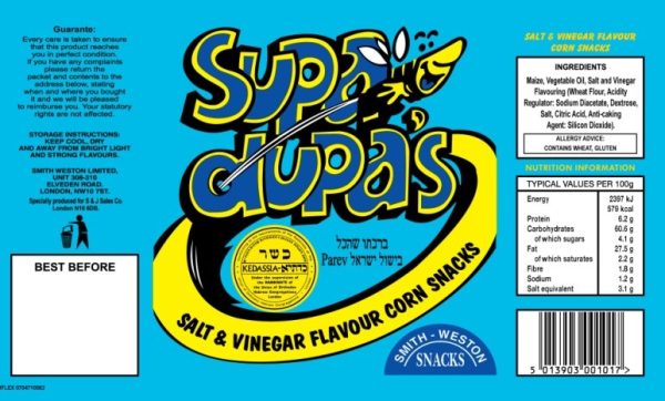 Supa Dupa Salt & Vinegar Flav. 'Kolak'  NETT!