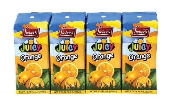 Mini Orange Juicy Cartons 'Liebers'