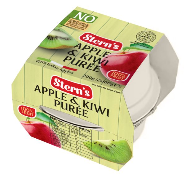 Apple & Kiwi Puree 2pk 'Sterns' NETT!
