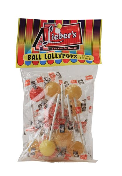 Ball Lollypops In Hang Bag 'Liebers'