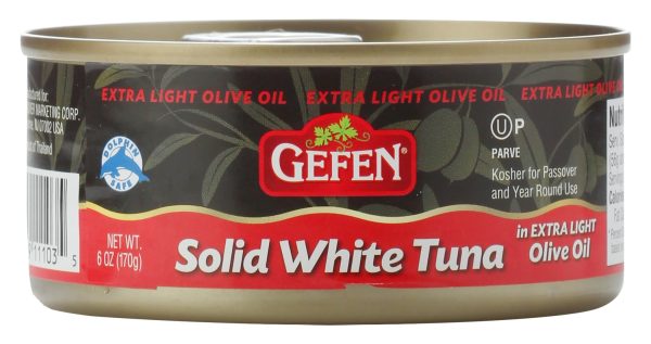 Solid White Tuna W/Extra Light Olive Oil 'Gefen'