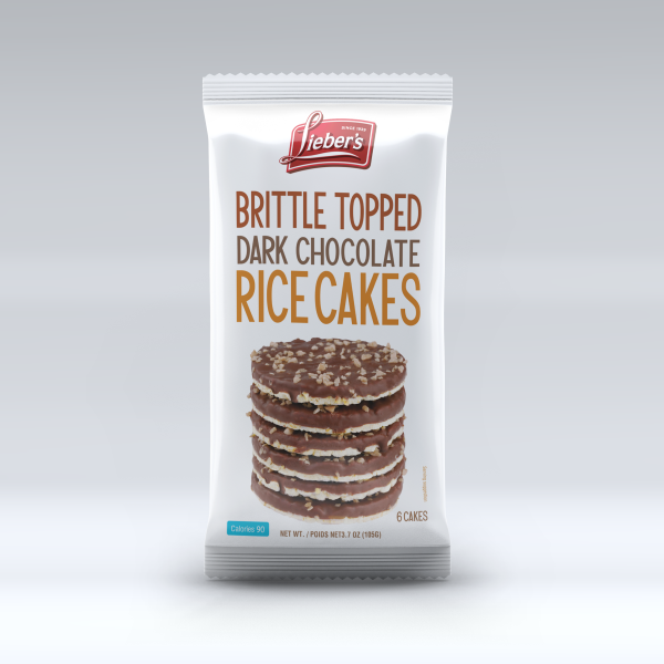 Brittle Topping DARK Choc Rice Cakes 'Liebers' NETT!