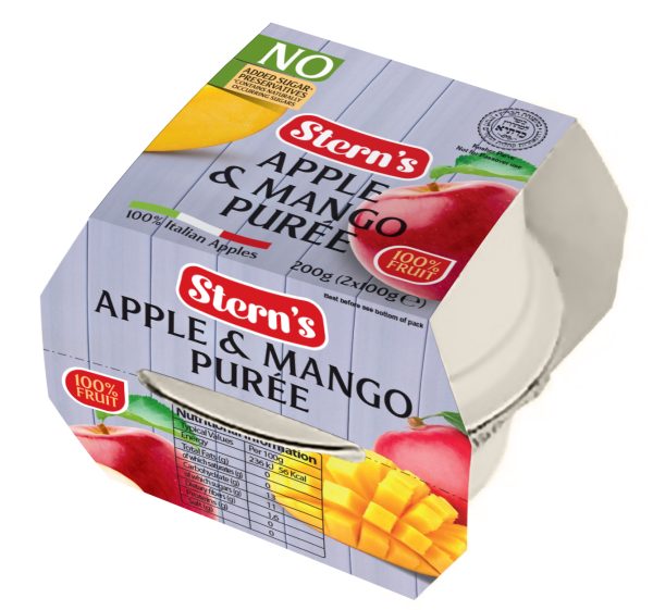 Apple & Mango Puree 2pk 'Sterns' NETT!
