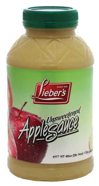 Unsweetened Apple Sauce X-LARGE Jar 'Liebers'