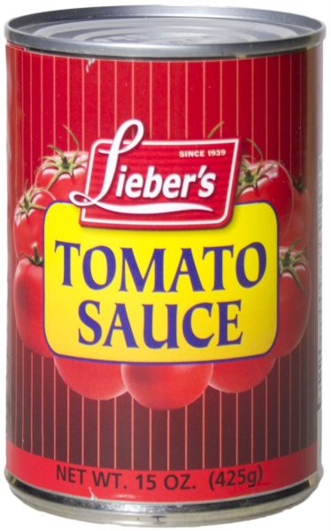 Tomato Sauce LARGE Tin 'Liebers'