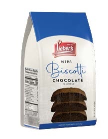 Chocolate Flavored Mini Biscotti 'Liebers'