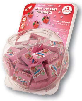 Mini Fruittella Dummies In Round Cylinder 'Mentos' NETT!