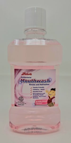 Mouthwash For Kids Bubblegum 'Zohar' NETT!