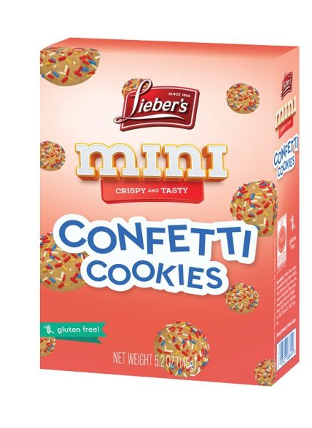 Mini Confetti Cookies In Box 'Liebers'