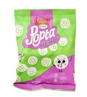 Sour Cream & Onion Popta Wheels SM Bag 'Liebers' NETT!