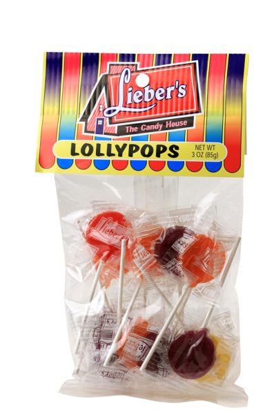 Flat Lollypops In Bag 'Liebers'