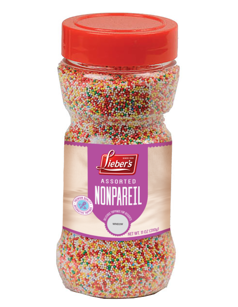 Assorted Nonpariels Jar 'Liebers'