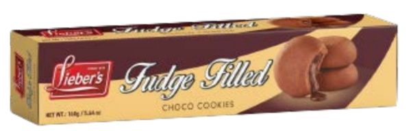 Fudge Filled Chocolate Cookies 'Liebers'