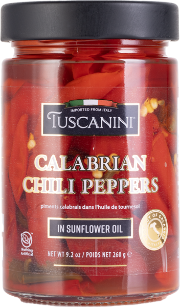 Calabrian Peppers In Sunflower Oil 'Tuscanini' NETT!