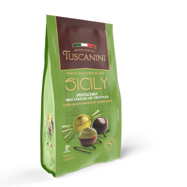 Pistachio Milk Chocolate Truffles 'Tuscanini' NETT!