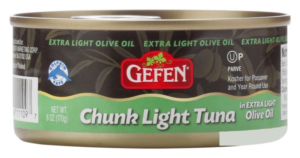 Chunk Light Tuna W/Extra Light Olive Oil 'Gefen'