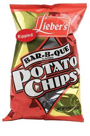 Ripple BBQ Potato Crisps LARGE 'Liebers'