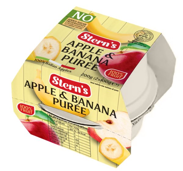 Apple & Banana Puree 2pk 'Sterns' NETT!