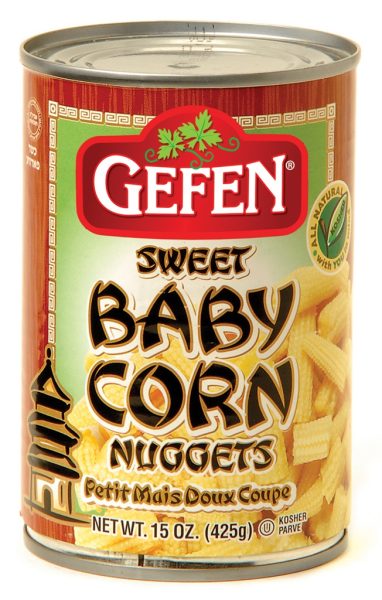 Baby Corn Cut Tinned 'Gefen'