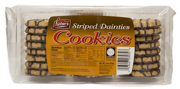 Striped Dainties Cookies 'Liebers'