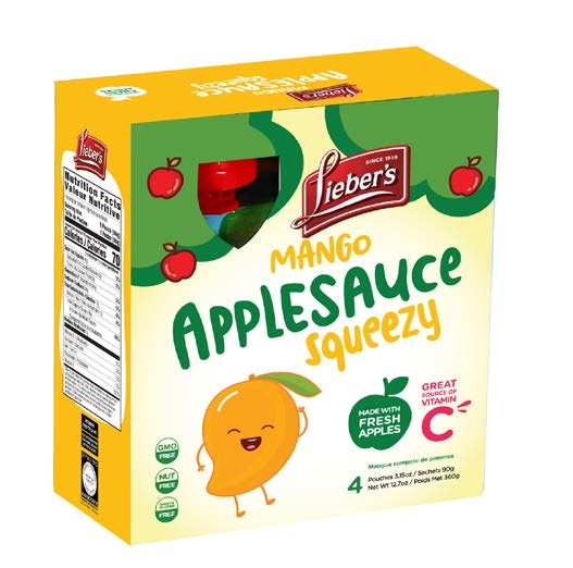 Liebers Mango Apple Sauce In Pouch 'Liebers'