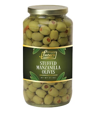 KP Stuffed SPANISH Olives (21oz) 'Liebers'