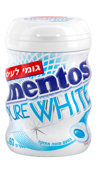 Pure White Sweetmint SF Gum 'Mentos' NETT!