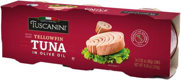 Tuna Solid Light Steak In Oil Can (x3) 'Tuscanini' NETT!