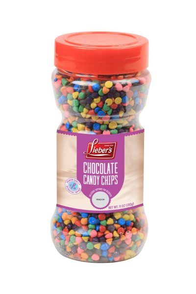 Choclolate Candy Chips Jar 'Liebers'