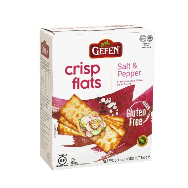 Salt & Pepper Crisp Flats 'Gefen'