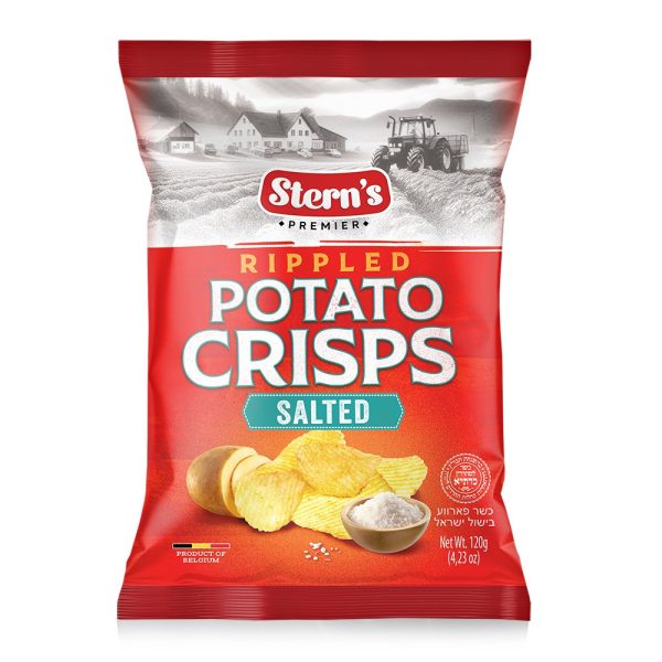 KP Salted Rippled Crisps Large Pack 'Sterns'
