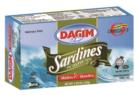 DAGIM Sardines Skinless Boneless Olive Oil 'Dagim'