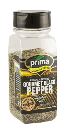 Prima Black Pepper MEDIUM JAR 'Prima Spice'