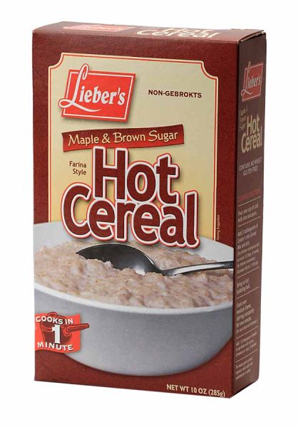 Hot Cereal - Maple/Brown Sugar 'Liebers'