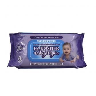 EZ Kosher Wipes Scented (BLUE) 'Pandora' NETT!