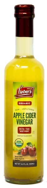 Organic In Glass Apple Cider Vinegar 'Liebers'