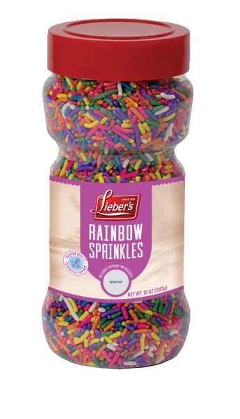 Rainbow Sprinkles Jar 'Liebers'