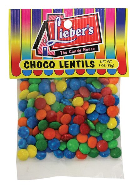 Chocolate Lentils In Hang Bag 'Liebers'