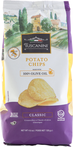 Potato Chips (Purple) In Olive Oil 'Tuscanini' NETT!