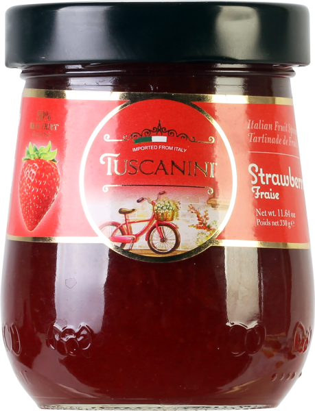 Strawberry Fruit Spread Preserves 'Tuscanini' NETT!
