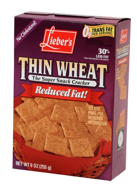 Thin Wheat Crackers Reduced Fat 'Liebers'