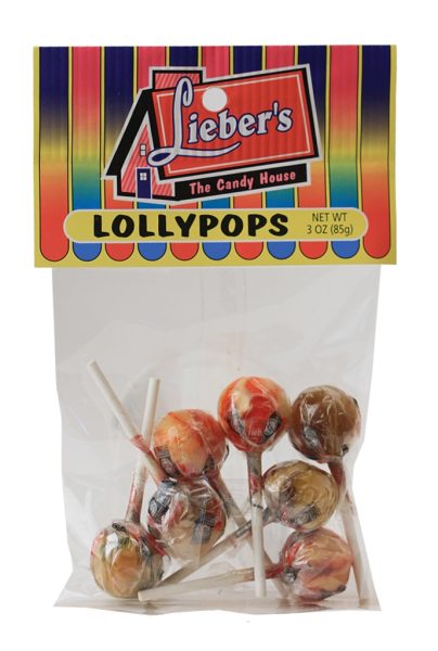 Multi Color Ball Lollypops In Hang Bag 'Liebers'