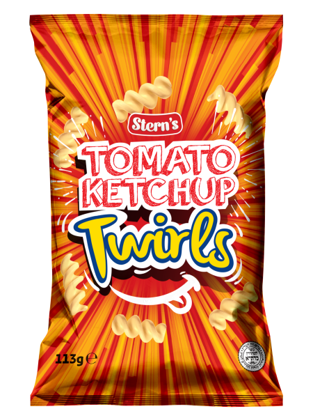 Twirls LARGE Ketchup/Tomato 'Sterns' NETT!